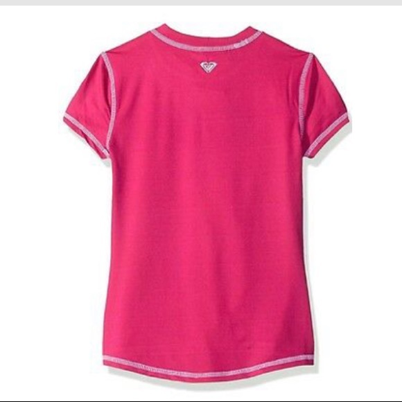 🎁4/$25 - ⭐️HOST PICK!⭐️ ROXY GIRL Hot Pink Rash Guard - NEW - Picture 2 of 2